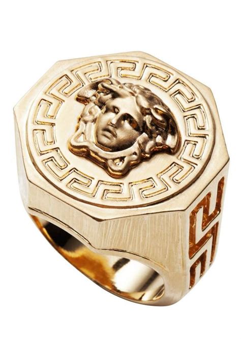 mens versace pinky ring|Versace rings for men canada.